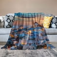 thumbnail image 2 of Pratyus Sunset Theme Sunset Throw Blanket for Couch Sofa Bed Home Decor All Seasons Soft Plush Blanket 40x50in, 2 of 6