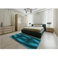 thumbnail image 4 of Ahgly Company Indoor Rectangle Patterned Dark Turquoise Green Area Rugs, 5' x 8', 4 of 6