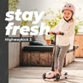 thumbnail image 3 of Scoot & Ride Kids Push Scooter w/ LEDs for Ages 3-6, Highwaykick 3, Rose, 3 of 12