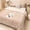 Beige, variant on Eurhowing Twin/Full Size Velvet Comforter Set 3 Pieces, Soft Fluffy Reversible Bedding Sets, All Season Lightweight Quilt Bedspread with 2 Pillow Shams, Navy