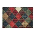 thumbnail image 7 of Yayeee Bath Rug for Bathroom Floor Non Slip Rectangle Fluffy Soft Absorbent Mat, 16"x24", Dark Tartan Pattern, 7 of 7