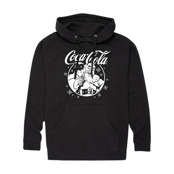 Coca-Cola - Santa Circle - Men's Long Sleeve Fleece Pullover Hoodie