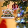 thumbnail image 5 of Falleo Clearance Personalized Deer Christmas Ornaments Family Of 2 3 4 5 6 7 Custom Name Holiday Ornament Christmas Tree Hanging Ornament Customized Christmas Decoration Gifts( F2, 5 of 8
