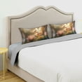 thumbnail image 5 of Dailycode Satin Pillow Case Standard Silk Pillow Cover for Hair and Skin Envelope Closure Fairy Flying over Flowers 20"x26", 5 of 9