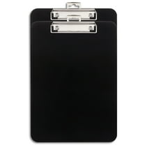 Staples Clipboards Black 2/Pack 9" x 12" 652149