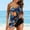 Blue, variant on Aloohaidyvio Swimsuits for Women ,Tankini Swimsuits for Women Plus Size,2pcs Printed Swimsuits Tankini Top with Bikini Boyshorts L-3XL