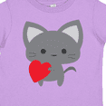 thumbnail image 4 of Inktastic Heart Cat Boys or Girls Toddler T-Shirt, 4 of 5