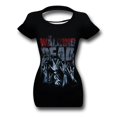 thumbnail image 4 of Walking Dead Hands Torn Back Women's T-Shirt-Fitted Small, 4 of 4