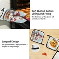 thumbnail image 4 of Cute Santa Baking Christmas Apron Set with Oven Mitts Pot Holders Set of 5 Kitchen Stuff Accessories, 4 of 6