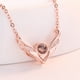 thumbnail image 3 of Regalo Collar de San Valentín Memoria I Idiomas Proyección You Day 100 Collares Colgantes, 3 of 8