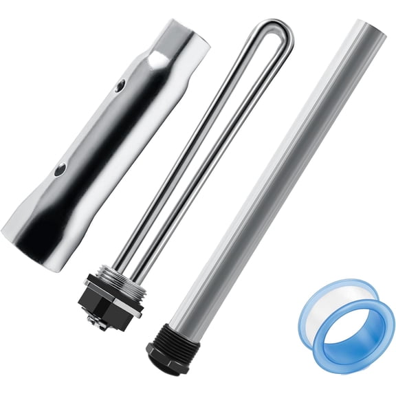 520900 Heating Parts Set for Camper Electric Water Heater, Compatible with 520789, Includes Heating Element & Anode Rod