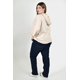 thumbnail image 3 of Sudadera efecto jaspeado Roman Fashion /Tallas Extras, 654 (Durazno) rosa claro 38, 3 of 6