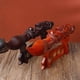 thumbnail image 3 of Ebony wood carved Wenchang brush ornament, rosewood large brush for wealth, Chinese style home study decoration crafts., 3 of 4