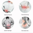 thumbnail image 3 of Lumbar Traction Belt, Back Support Spinal Harness Suspension Stretch Straps Neoprene Decompression Stretch Straps with Relaxation Relief for Home, 3 of 7