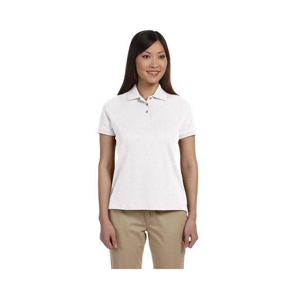 Devon & Jones Women's Solid Perfect Polo Shirt, Style D140SW