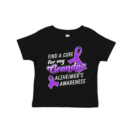 

Inktastic Alzheimer s Awareness Find a Cure for My Grandpa Gift Toddler Boy or Toddler Girl T-Shirt