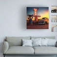 thumbnail image 2 of Canvas Wall Art - Ray Heere 'Route 66 1' Wall Art for Living Room, Bedroom, or Office Décor by Trademark Fine Art - 14 x 14 Inches, 2 of 4