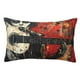 thumbnail image 1 of Fotbe Abstract Skull Guitar Art Funda de Almohada Decorativa Estilo Occidental, Lujo en Algodón, Fundas para Almohadas King, Cojín Estampado para Decoración del Hogar-14"x20", 1 of 6