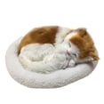 thumbnail image 1 of Poupée en Peluche Chat/chien en Simulation Mignonne avec Nid Chat/chien Moelleux, 1 of 5