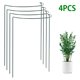 thumbnail image 1 of Paquete de 4 jaulas de anillo de estaca de soporte de jardín Soportes de borde de estaca duraderos para plantas Jaula de anillo para marcos de plantas verdes Soporte de flores de rosa enredadera Muyoka Hogar, 1 of 2