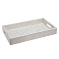 thumbnail image 1 of Godinger 61847 Plateau Rectangulaire en Marbre de 14 x 8 Po&44; Blanc, 1 of 1