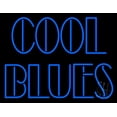 thumbnail image 1 of Cool Blues LED Neon Sign 15" Tall x 19" Wide - inches Black Square Cut Acrylic Backing, with Dimmer - Premium built indoor Sign for Studio, Club, Home décor, Event, Workshop, Storefront., 1 of 7