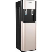 Water Cooler Dispenser for 5 Gallon Bottle 620W Bottom Loading Water Cooler Dispenser with Hot & Cold Water Stainless Steel Water Dispenser for Homes, Kitchens, Offices