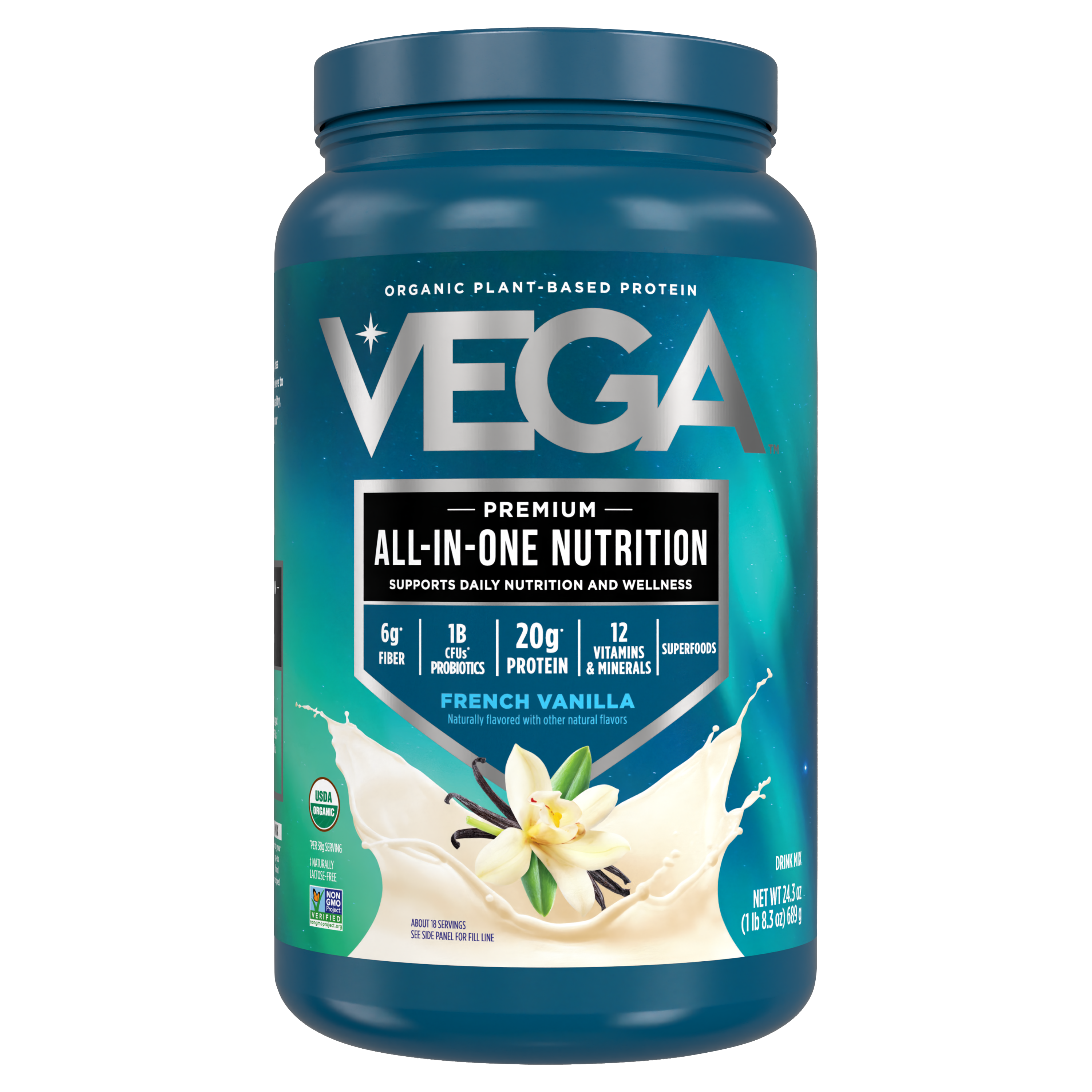 Garden Of Life Raw Organic Fit Protein Powder - Vanilla - 28g Protein 2lb