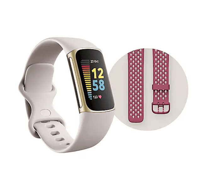 Fitbit Inspire HR Heart Rate & Fitness Tracker One Size S & L bands included 1 Count 
