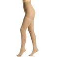 thumbnail image 2 of Berkshire Microfiber Control Top Opaque Tights, Creme Crepe, Petite, 2 of 2