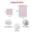 thumbnail image 7 of Purple Striped Kitchen Dish Towels for Drying Dishes Set of 2, Modern Simple Farmhouse Beige Vintage Waffle Weave Microfiber Hand Tea Bathroom Towels Quick Dry & Absorbent Towel 12x12, 7 of 7
