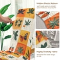 thumbnail image 5 of Yayeee 2 Pack Dining Chair Covers Stretch Parson Chairs Slipcovers Seat Protector, Cartoon Plants, 5 of 6