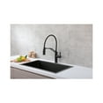 thumbnail image 3 of Elegant Kitchen & Bath FAK-304MBK Leonardo Single Handle Pull Down Sprayer Kitchen Faucet, Matte Black, 3 of 6