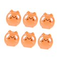 thumbnail image 2 of 6 figuritas de gatos en miniatura, adornos de micro paisajes, decoración creativa, pequeñas Naranja, 2 of 9