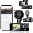 thumbnail image 5 of 1080P Dash Cam, WiFi Car Dash Cam Front and Back,140°Wide Angle Vehicle Cam, G-Sensor, Loop Recording, 24H Parking Mode, Max Support 128GB Card(1.7x4.1inch Black), 5 of 6