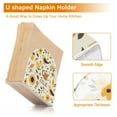 thumbnail image 5 of Yayeee Napkin Holder for Table Kitchen Paper Tissue Organization, Beige Birds Floral, 5 of 8