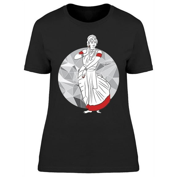 Kuchipudi Dancer T-Shirt Women -Image by Shutterstock, Female Large