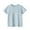 Blue, variant on XBASW Kids Baby Boys Girls Cotton T-Shirt Crewneck Shirt Casual Solid Color Tops Summer Short Sleeve Tees 1-6T
