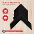thumbnail image 7 of NeverCurl Best V Shape Design Rug Corner Gripper to Instantly Stops Corner Curling - Safe for Wood Floors - For Indoor & Outdoor Rugs - Carpet / Rug Tape - Not An Anti-Slip Pad - Rug Grip, 7 of 7