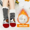 thumbnail image 2 of Slipper Socks for Women, AMITOFO Winter Warm Fuzzy Sherpa Socks Non Slip Grips Cartoon Animals Thick Cozy Fluffy Fleece Floor Socks with Grippers, 9-11, 2 of 6