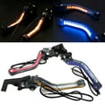 thumbnail image 2 of Motorcycle Brake Cutch Cylinder Lever with LED Light Brake Clutches Handle Disc Brake Lever for Scooter Moped, 2 of 8