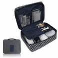 thumbnail image 1 of Bolsa de cosméticos de viaje para mujer, bolsa de maquillaje multifunción de gran capacidad, organizador de maquillaje, 1 of 5