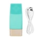 thumbnail image 1 of Instrumento de limpieza facial eléctrico Cepillo de lavado de cara con vibración de silicona resistente al aguaVerde, 1 of 8