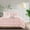 Baby Pink, variant on 500-Thread Count Egyptian Cotton 3-PCs Multi Ruffle Duvet Cover, With Zipper Closure & Corner Ties - Twin/Twin-XL Size ( 68 x 90 ) Inches, (White)
