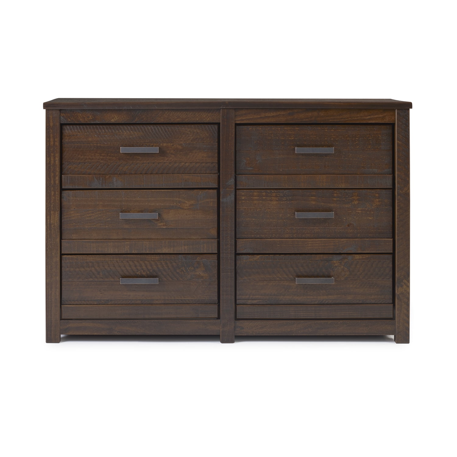 Camaflexi Carmel Six Drawer Dresser Antique Walnut Finish