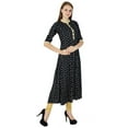 thumbnail image 2 of Rayon Indian Bollywood Kurta Women Ethnic Printed Kurti Casual Top Tunic Dress, 2 of 3