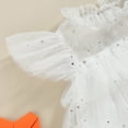 thumbnail image 5 of Blotona Toddle Girls Dress Sleeveless Ruffle Sparkle Star Layered Tulle Tutu Dress Summer Casual Kids Princess Dress 6M-4Y, 5 of 8