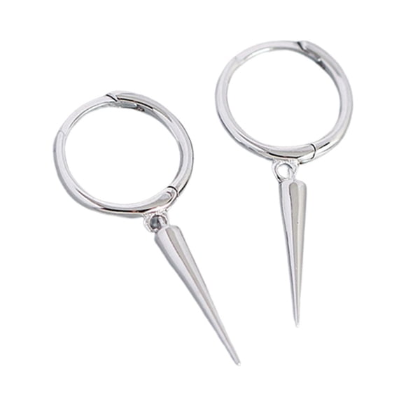 pitrice 2 Pieces Alloy Women Earring Decorative Electroplated Stylish Elegant Ear Stud Eardrop Jewellery Birthday Gift Silver