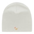 thumbnail image 5 of Oil Lamp Embroidered Short Beanie - White OSFM, 5 of 5