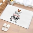 thumbnail image 3 of 2x3 Washable Entryway Rug, Farm Animals Non-Slip Area Rug for Front Door Kitchen Bathroom, Cow Pig Chickens Countryside White Background Indoor Floor Mat for Home Decor, 3 of 9